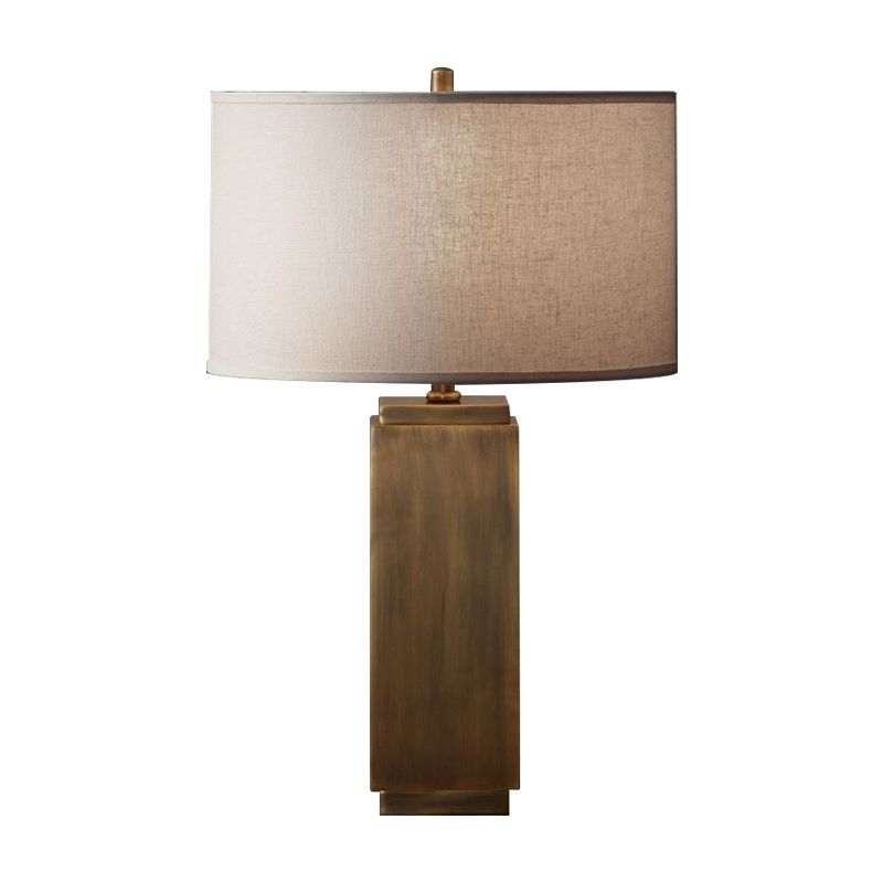 Lampe de table de nuit en bois à 1 lumière