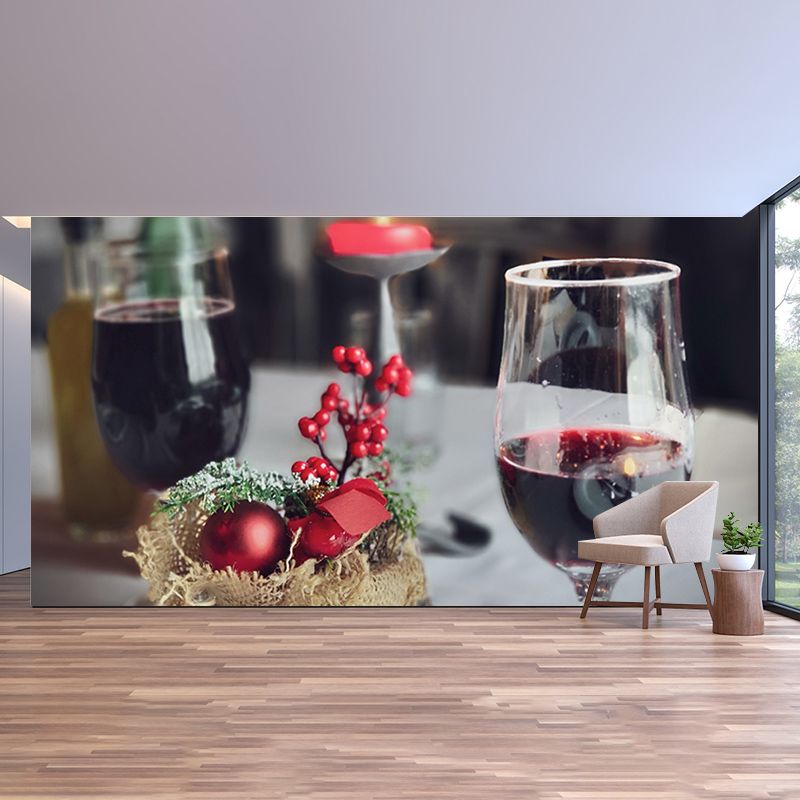 Alcoholic Drink Mildew Resistant Wallpaper Photography Sleeping Room Wall Mural