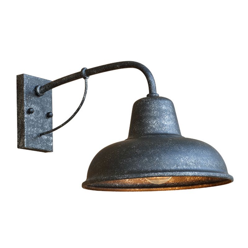 Amerikaner Retro Industrial Style Saucer Wandlauch Metal 1 Leichte Leuchten