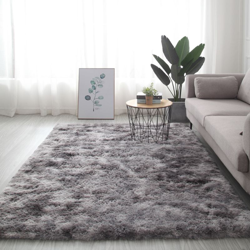 Kleur gemengd huisdecoratie tapijt eigentijds vloerkleed met tie-dye effect polyester met antislip achterkant