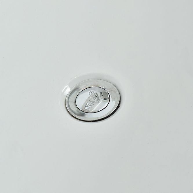 Antique Finish Stand Alone Bathtub Oval Soaking Modern Bath Tub
