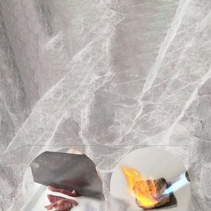 Modern 1/3 Pieces Bar Table Set Stone Counter Table with Backrest Stools