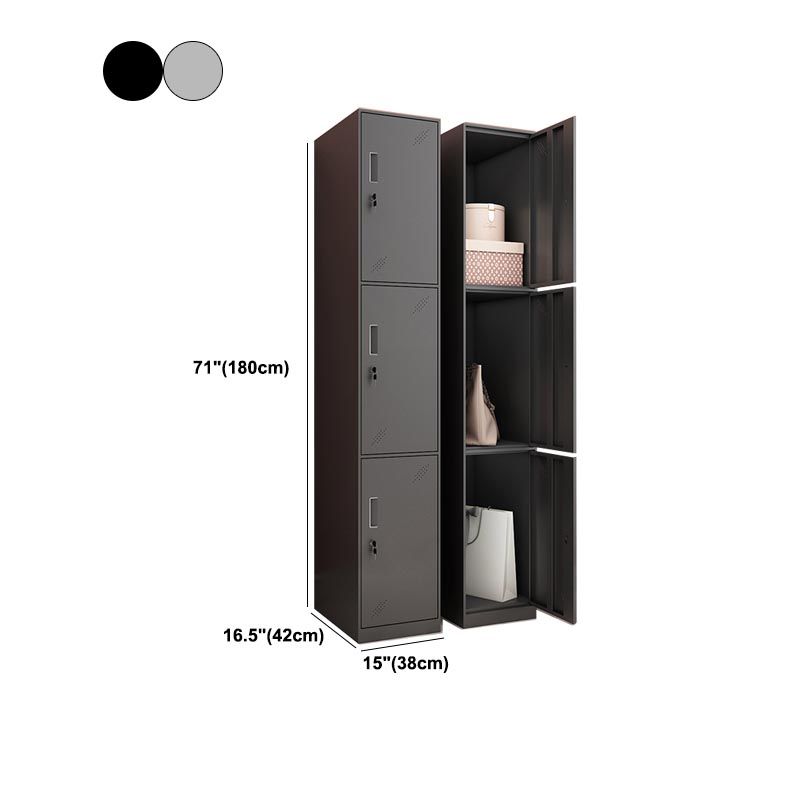 Hinged Wardrobe Cabinet Contemporary Metal Wardrobe for Bedroom