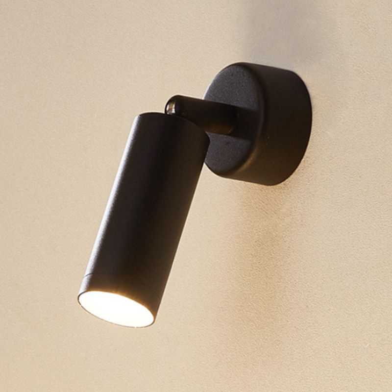 Half Cylinder Metal Reading Wall Light Modern 1 Light Wall Mount Light Fixture
