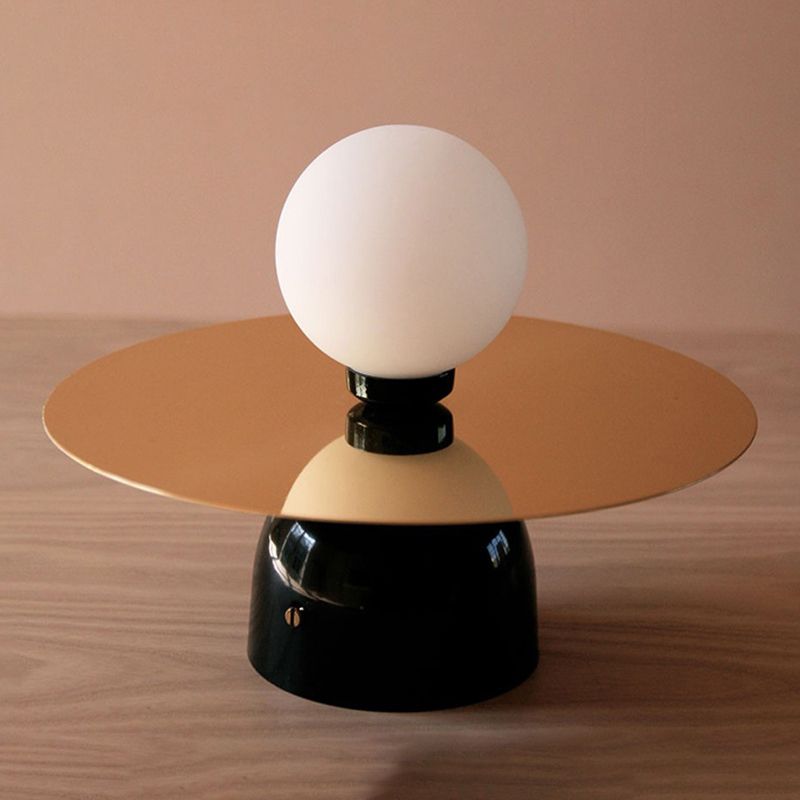 Modern Style Sphere Wall Light Sconces Glass 1 Light Wall Lighting Ideas in Gold