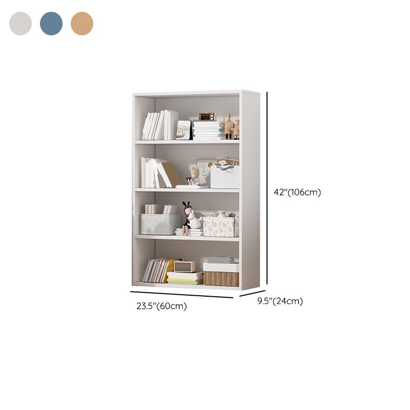 Contemporary Accent Cabinet with Wooden Shelves Rectangle Cabinet