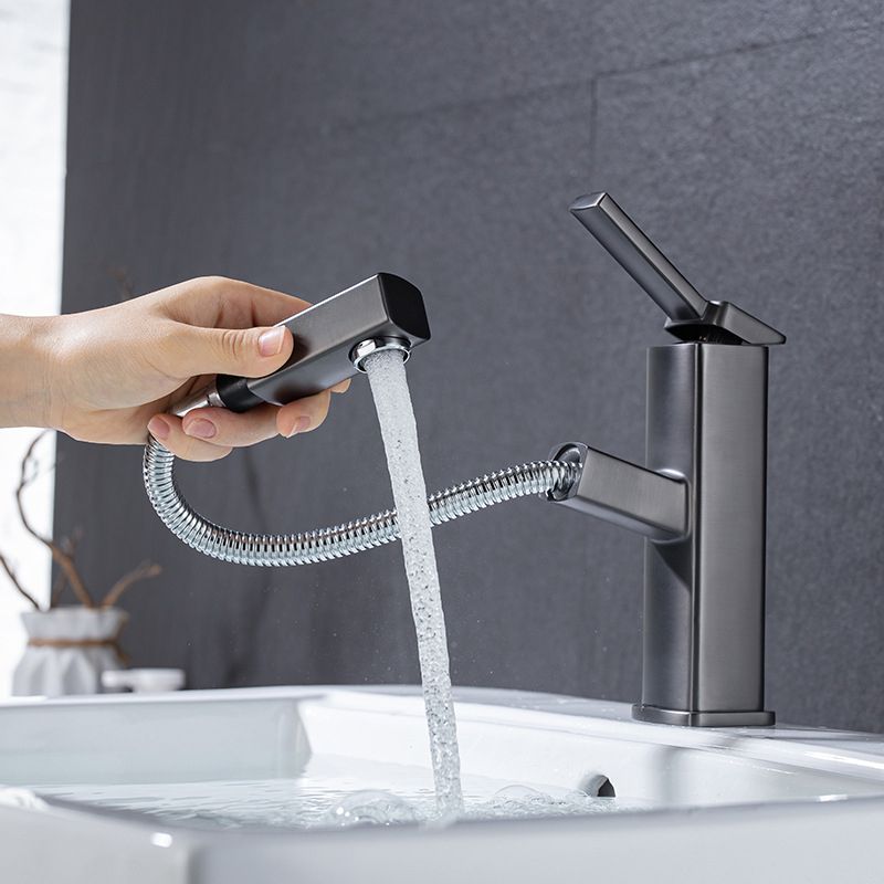 Glam Style Faucet Single Handle Centerset Faucet with Swivel Spout