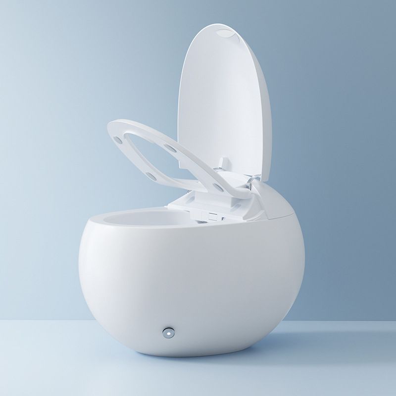 Contemporary One Piece Toilet Concealed Tank Toilet Bowl with Slow Close Seat for Washroom