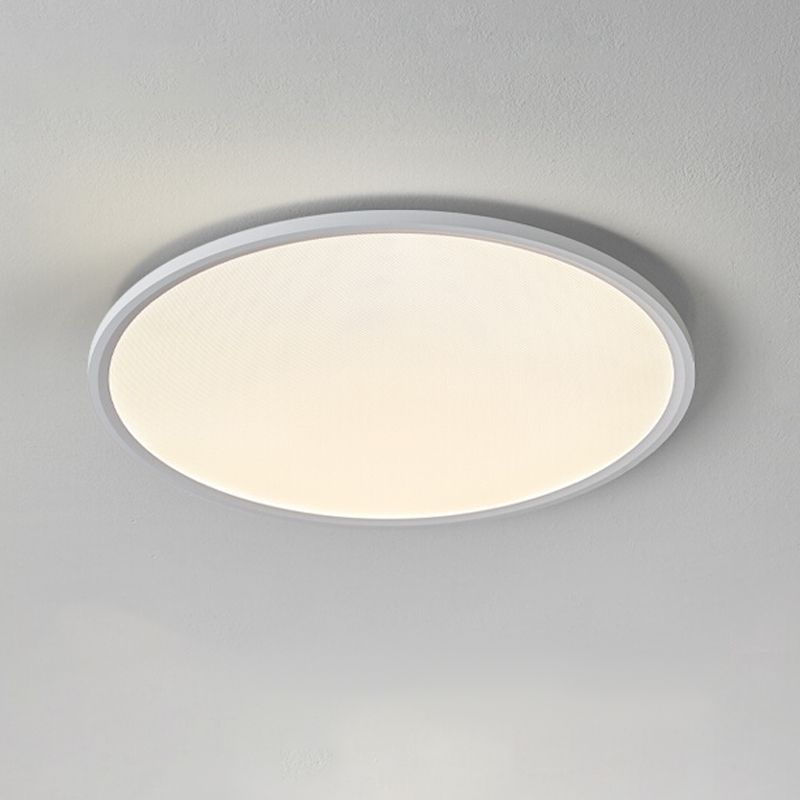 Minimalism LED Flush Mount Ultra-Slim Ceiling Light Fixture with Metal for Bedroom