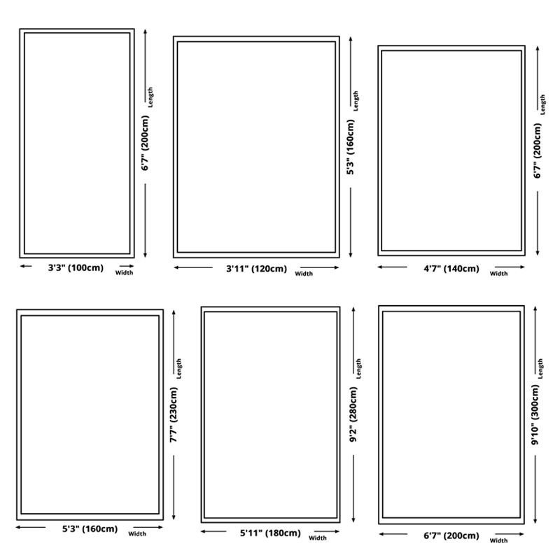 Fancy Geometric Area Rug Polyster Indoor Rug Washable Living Room Carpet with Non-Slip Backing