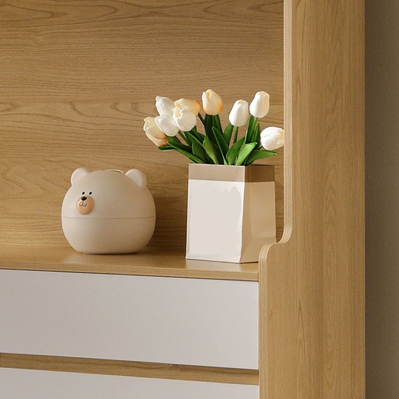 Modern Style Credenza Door Engineered Wood Sideboard for Kitchen