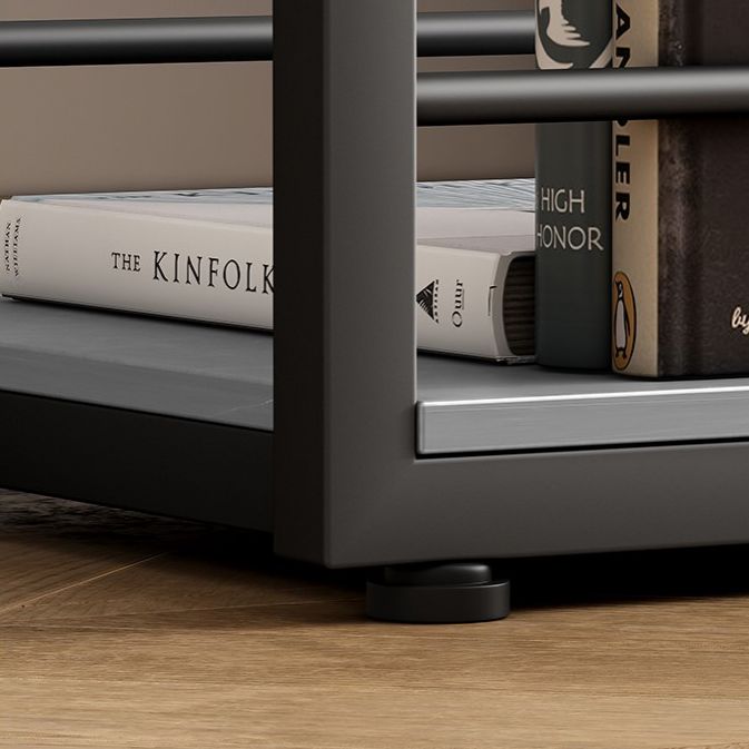 Stone Top Industrial Style Counter Table 42-inch Height Table for Balcony