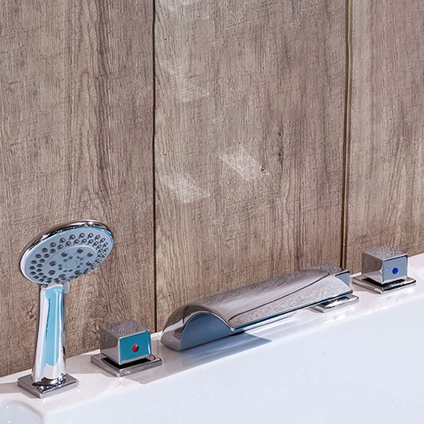 Modern Freestanding Bath Acrylic Soaking Square Back to Wall Bathtub