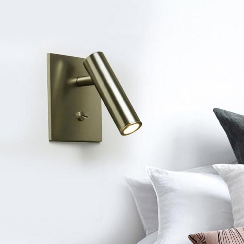 1-Licht-Zylinderwandmontage Leuchte Aluminium Moderne Stil Wandleuchte Beleuchtung