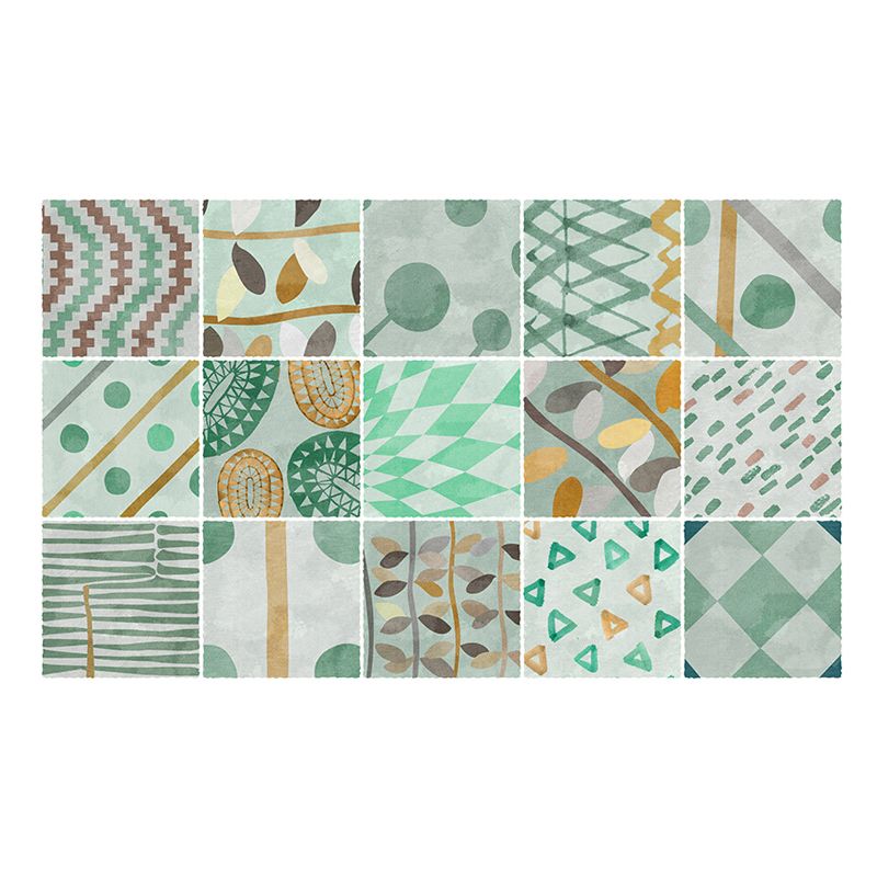 Self-Adhesive Foliage Wallpaper Panels PVC Modernist Wall Decoration for Kitchen