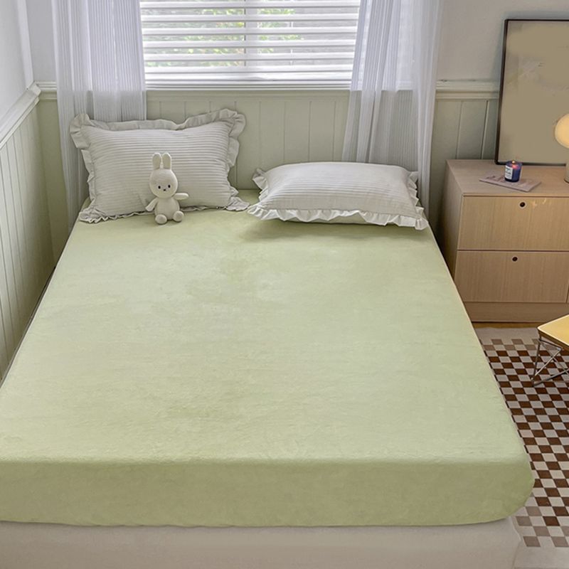 Solid Fitted Sheet Super Soft Standard Pillowcase for Bedroom