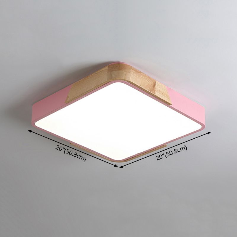 Moderne stijl 1-lichts inbouwarmaturen Geometrische acryl inbouwplafondlamp