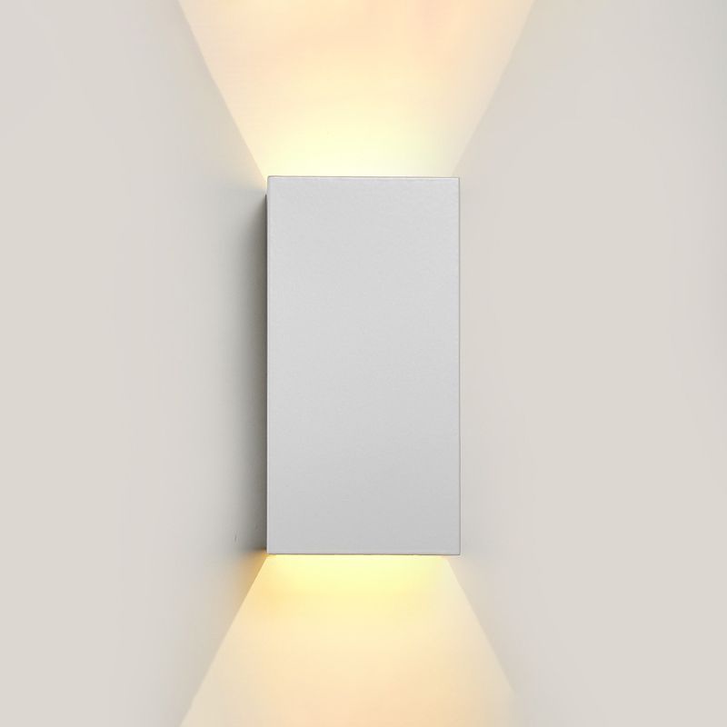 Moderner Stil Aluminium Wandleuchte 2 Lichter Wandleuchten für Wohnzimmer