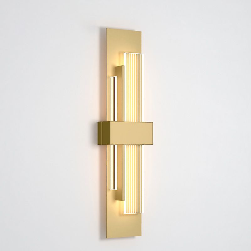 Moderne stijl 1-licht wandverlichting armaturen geometrische metalen wand gemonteerd lamp