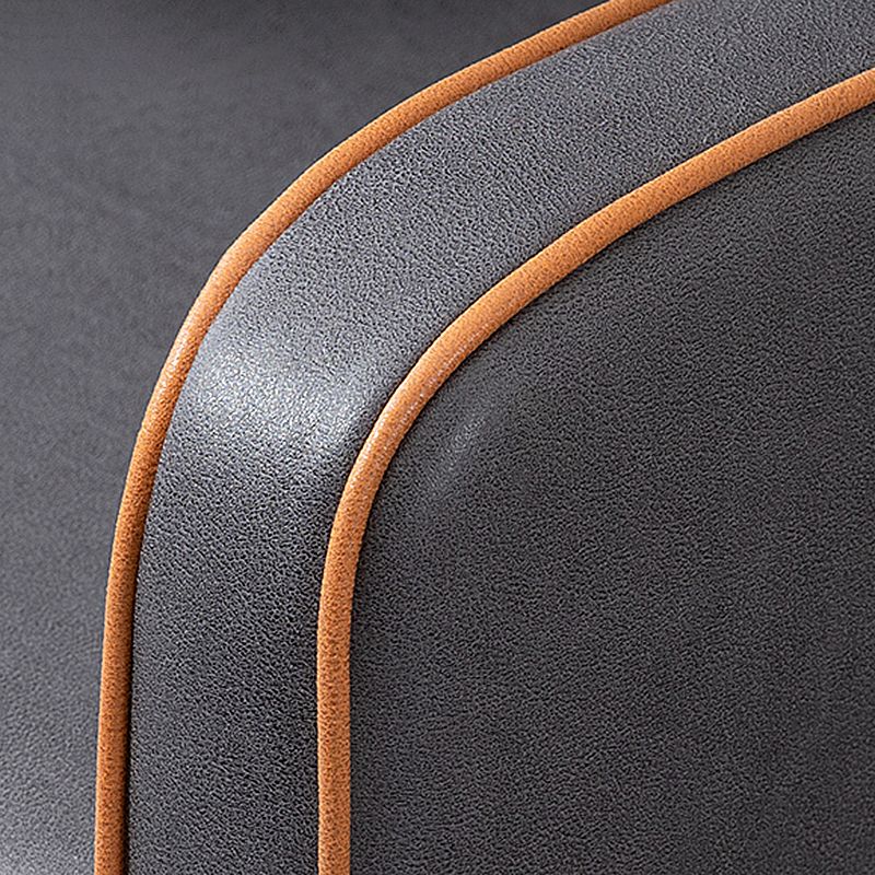 Scandinavian Tight Back Loveseat Square Arm Sofa for Apartment