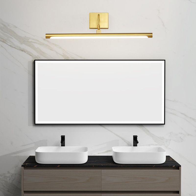 MODERNO MODIALE LUMI LINEAR LINEA LUCI DI VANITÀ DI VAITÀ IDEE LIMINE DELLA parete di rame per il bagno