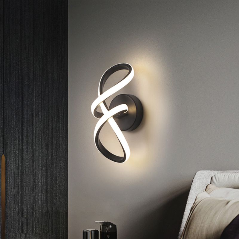 Metal Geometric Wall Sconce Contemporary 1 Light Wall Mount Light