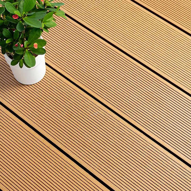 Contemporary Hardwood Deck Tiles Wire brushed Hardwood Flooring