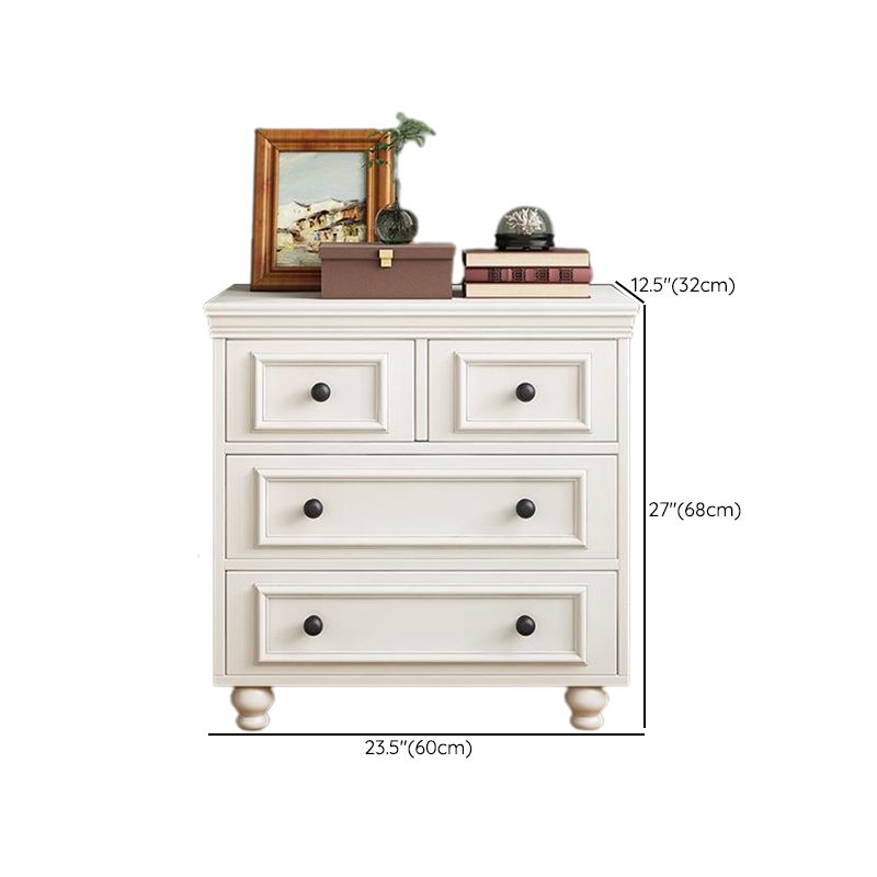 American Traditional Vertical Lingerie Chest Wood Storage Chest for Bedroom
