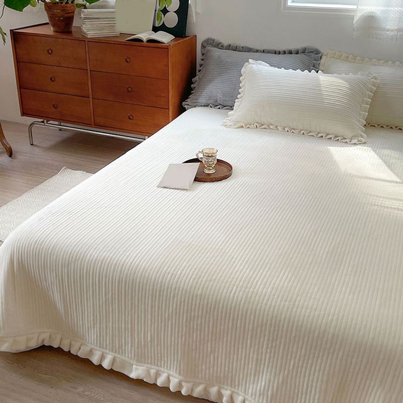 Elegant Bed Sheet Set Basic Flannel Fitted Sheet for Bedroom