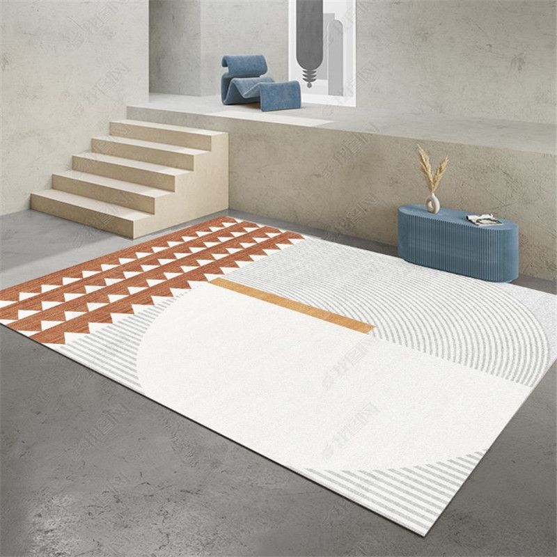 Tappeto moderno del tappeto area di colore del salotto in poliestere tappeto anti-slip easy care tappeto