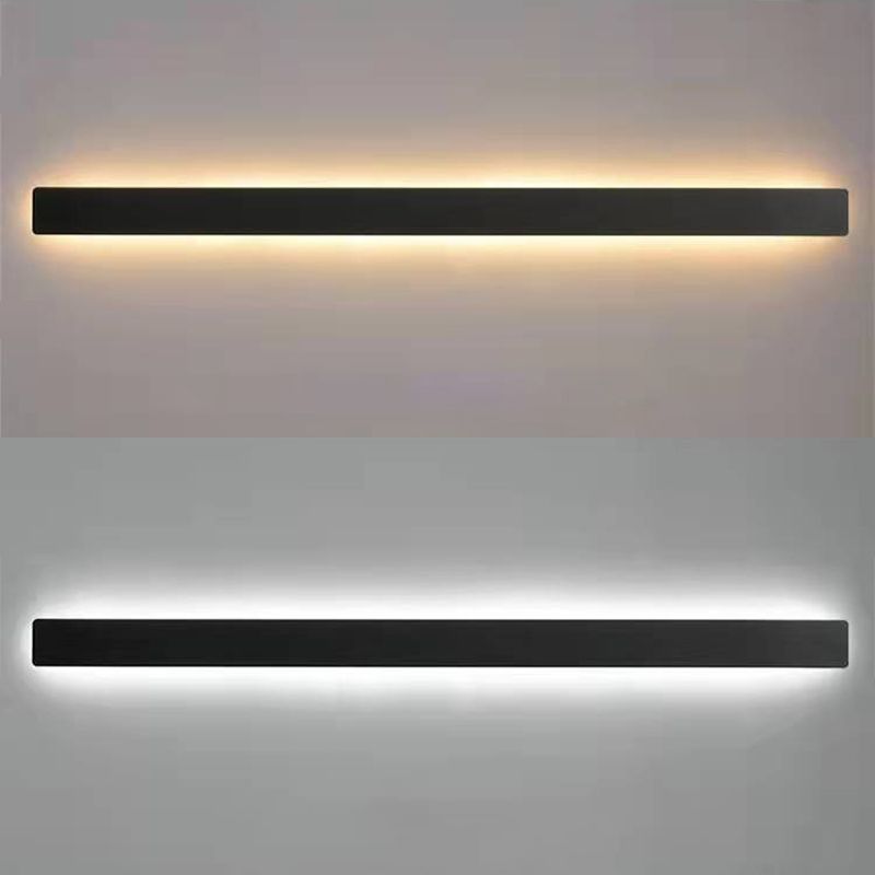 Linearer Schatten Metall Wandleuchten moderner Stil 1-Licht-Wandmontage Licht