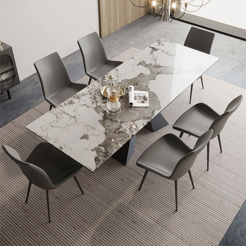 Contemporary 1/4/5/7 Pieces Dining Set Rectangle Dining Table Set