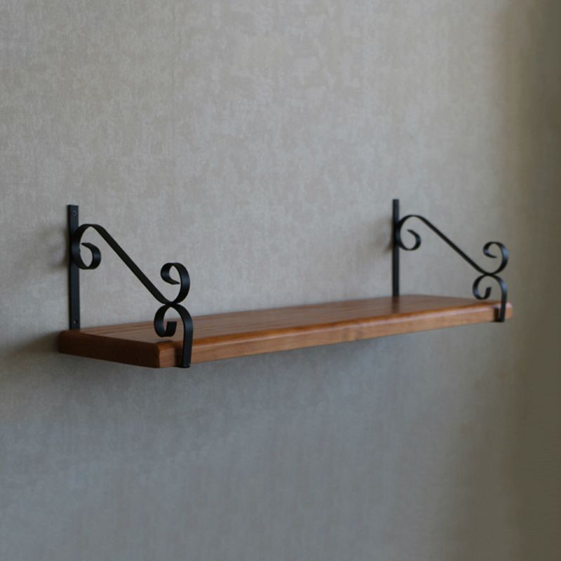 Modern Style Wooden Bookshelf Wall Mounted Shelf Bookcase for Home