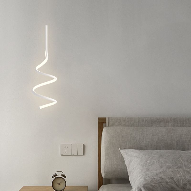 Zeitgenössischer Stil linearer Form Pendelleuchte Leuchte Metall 1 Lichthängerlampe