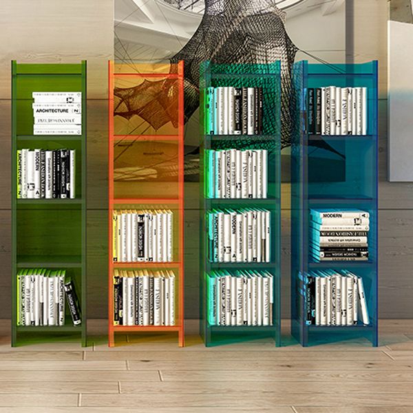 Libreria di scaffali in stile scandinavo Acrilico chiuso per ufficio e sala da studio