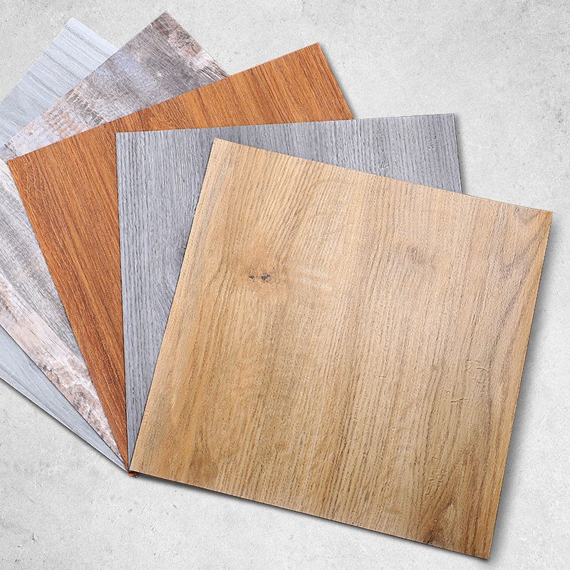 Modern Peel and Stick Tiles PVC Wood Look Stain Resistant Vinyl Plank