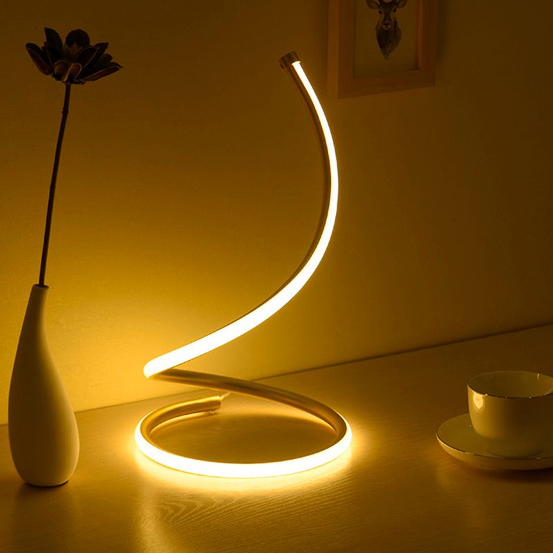 Simplicité Style Courbe en forme de table LED Éclairage
