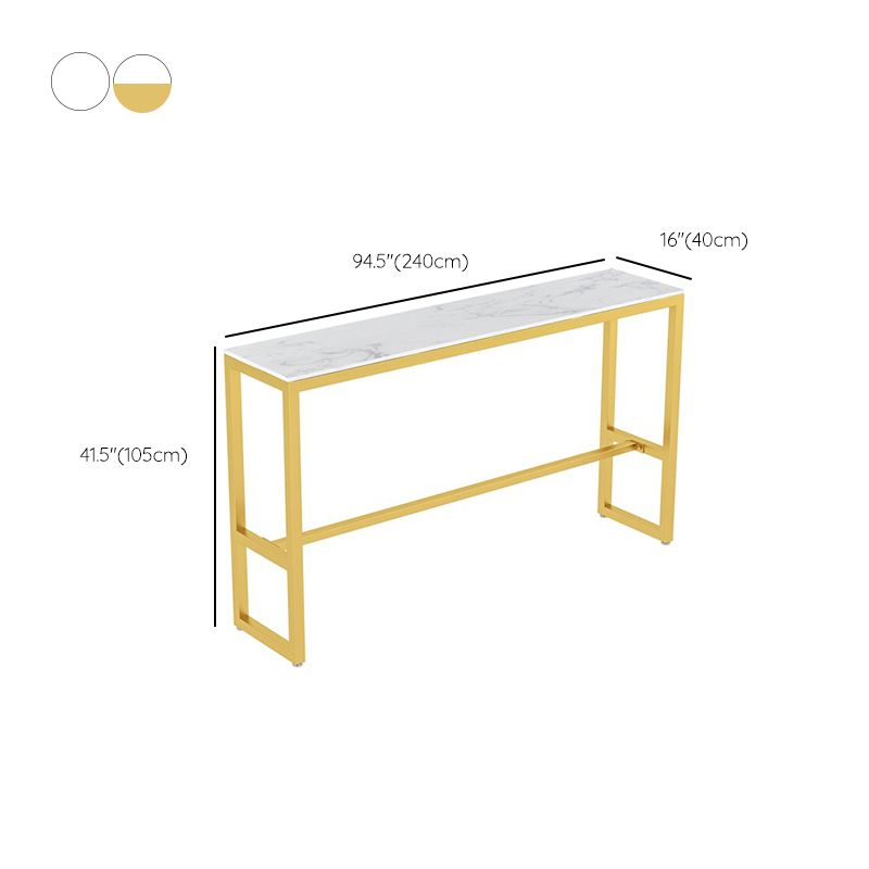 Glam Rectangle Bar Table Set 1/2/3/4/7 Pieces Dining Set for Dining Room