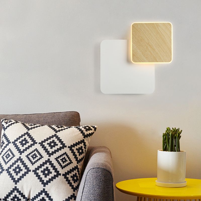 Geometric Wall Lighting Modern Style Wood Wall Lighting Ideas