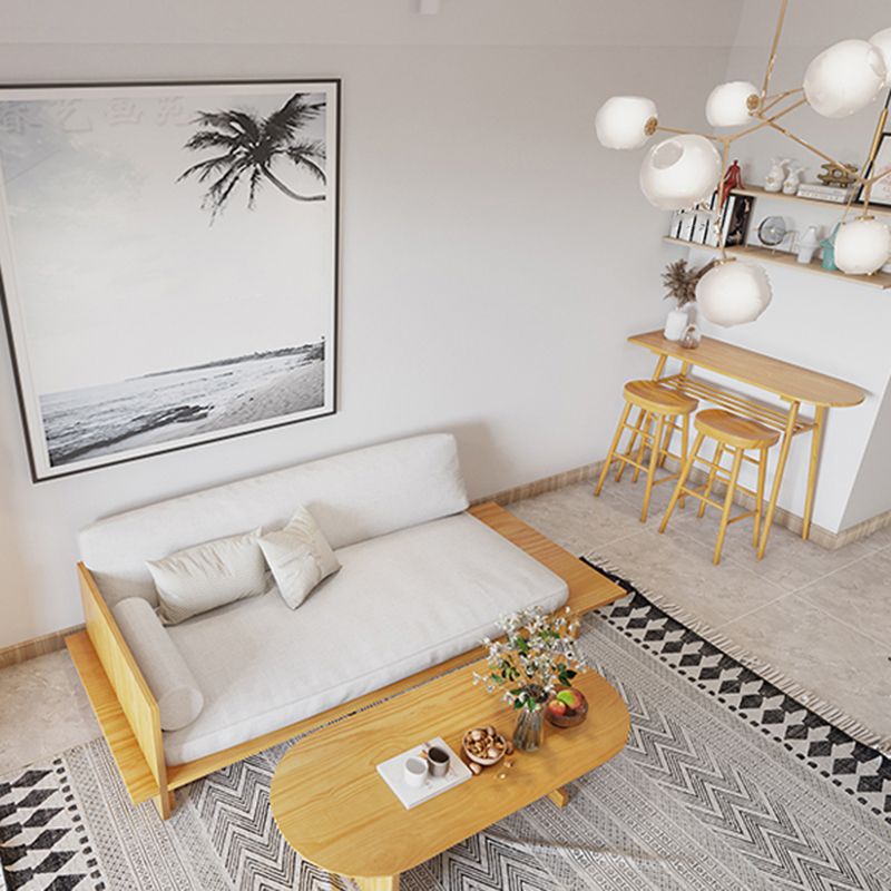 Contemporary Solid Wood Specialty Bar Height Pub Table for Living Room