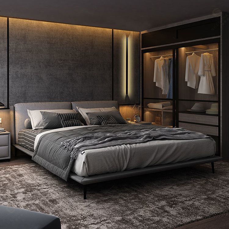 Linear Shape Metal Wall Light Modern Style 1-Light Wall Mount Fixtures