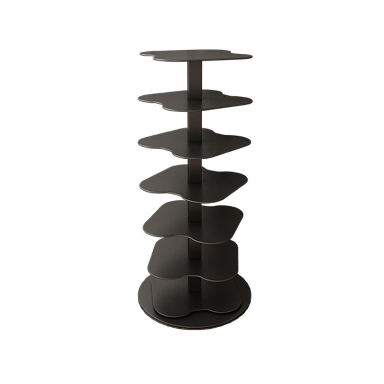 Contemporary Style Metal Bookcase Open Bookshelf for Living Room