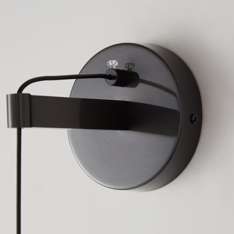 Modernism Drum Shade Wall Lighting 1-Light Wall Mount Light for Foyer