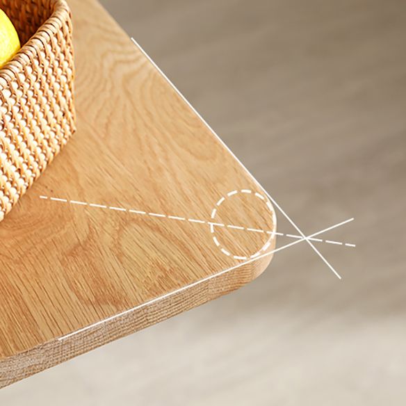 Minimalist Style Dining Table with Solid Wood Dining Table and Chairs for Home Use