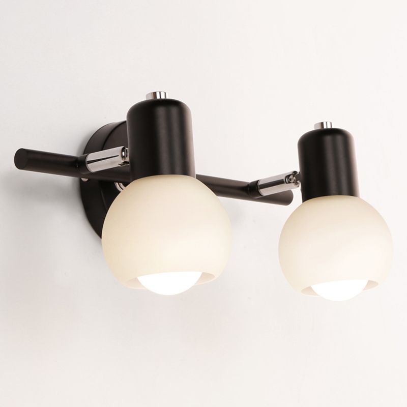 Bathroom Vanity Wall Lights Frosted Glass American Vanity Mirror Lights for Wash Basin