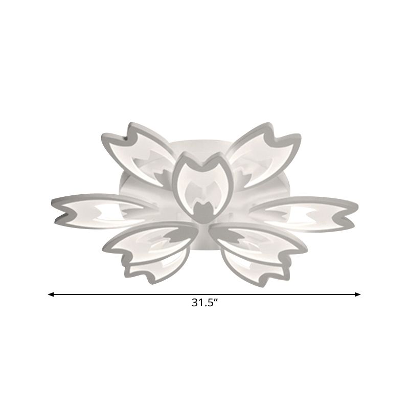 Acrylknospen LED LED BUSH MOUNT LICHT ZOHREN ZOHRENTEGRIEDEN 3/5/9-KEPT-Wohnzimmer Decke Flushmount Lampe in warm/weiß/natürliches Licht