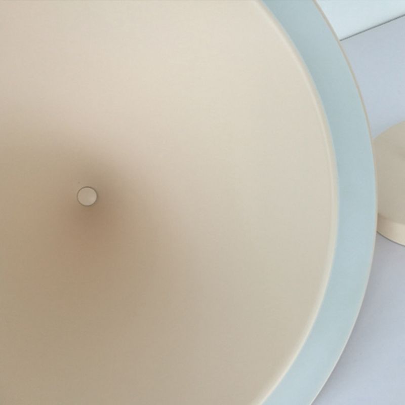 Macaron suspension de luminaire suspendu à 1 lumière avec une teinte en plastique pour le salon