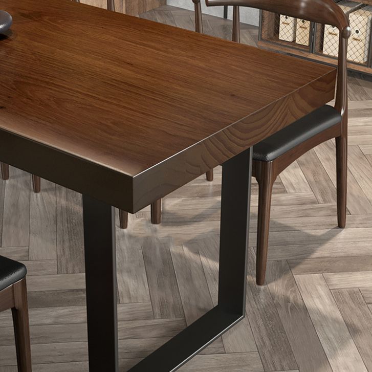 Rectangle Dining Table Set 1/5/7 Pcs Solid Wood Dining Table and Chairs