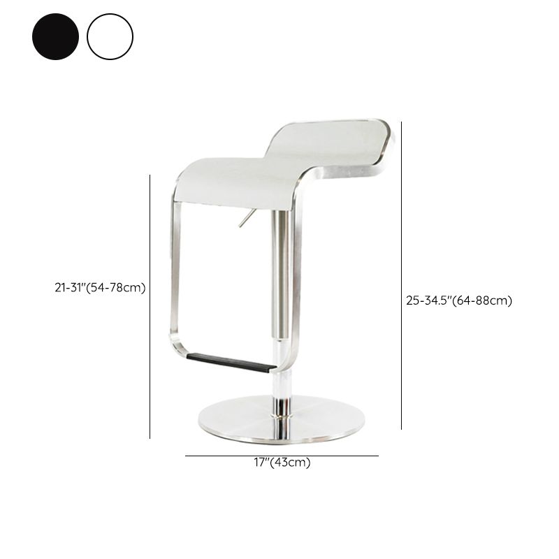 Industrial Backrest Bar Stool Adjustable Height Counter Stool for Bristol