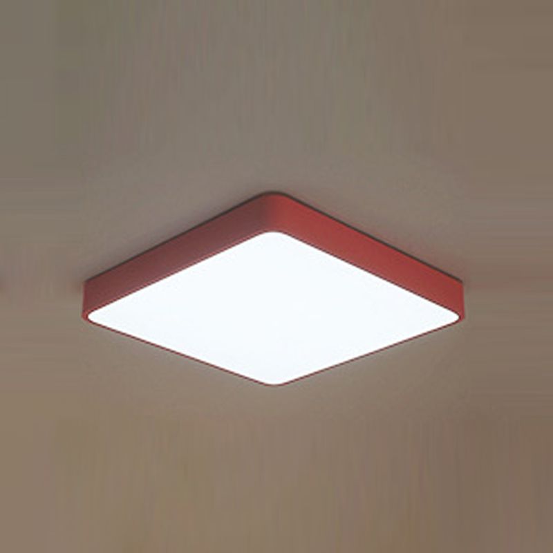 Metal Flush Mount Ceiling Lamp Nordic Style LED Flush Mount Lighting for Bedroom